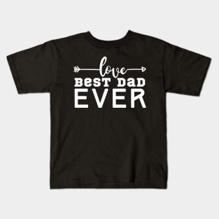 I Love Papa Kids T-Shirt